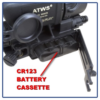 CR123 BATTERY CASSETTE DOOR