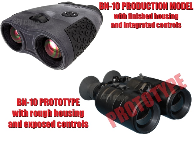 PROTOTYPE FLIR THERMAL BINOCULAR BN10 COMPARISON