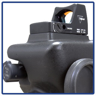 Trijicon RMR mount on the t60 scope