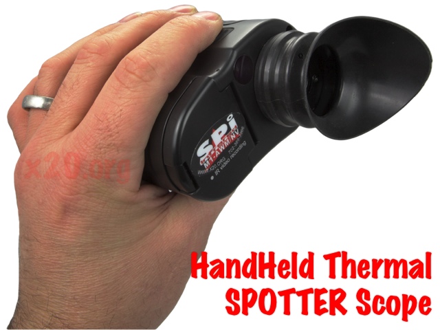 Ultra compact handhled thermal scope