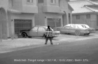 suspect caught in the crossfire in the street with a thermal imager 250D