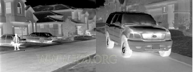 Some thermal images from the ISI Surveyor