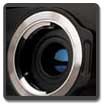 The RAZ-IR NANO HT Infrared Camera lens in focus