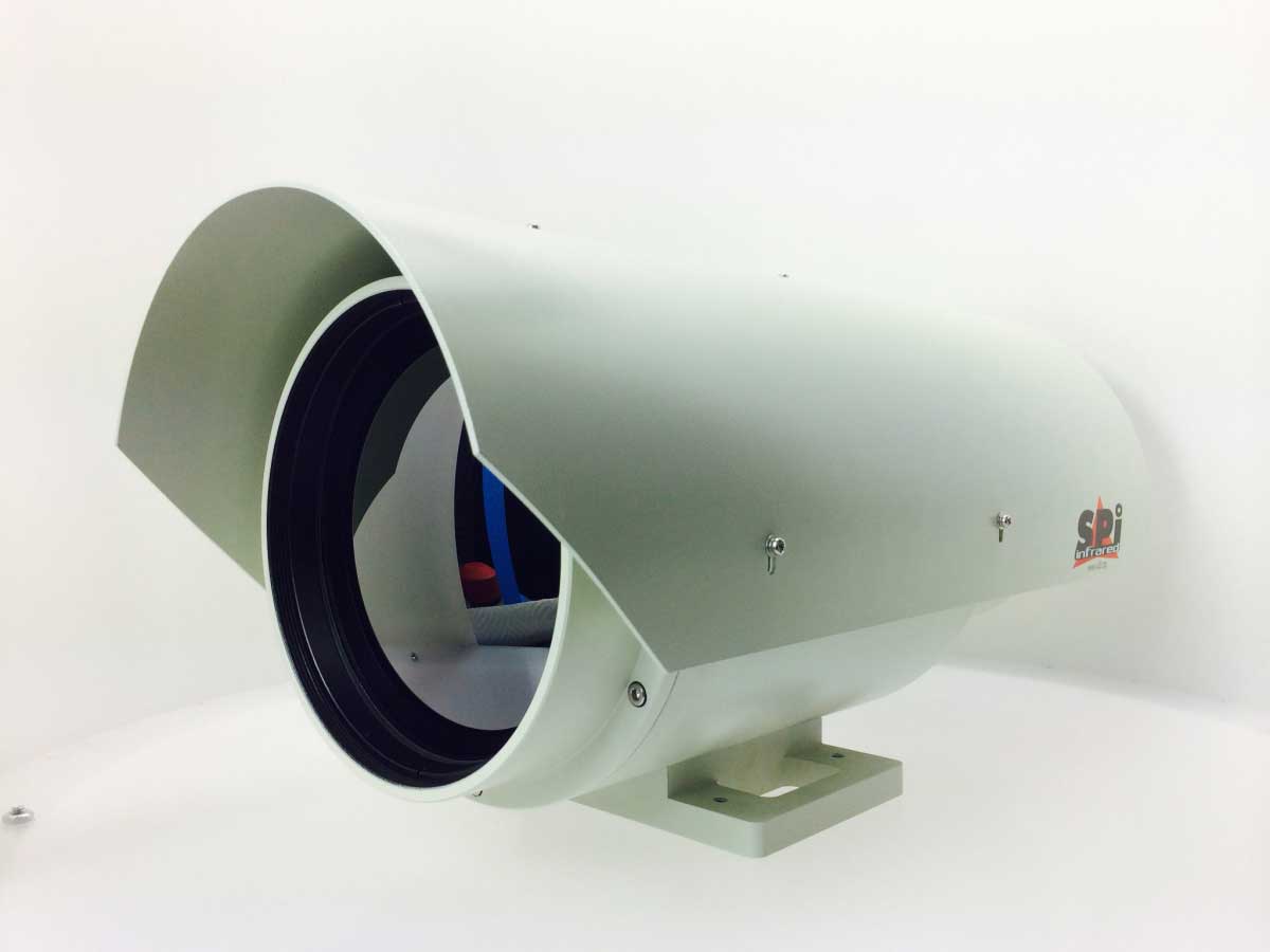 A closeup of the M6 Long Range FLIR Infrared Camera