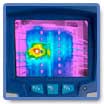 The screen view of the RAZ-IR thermal camera