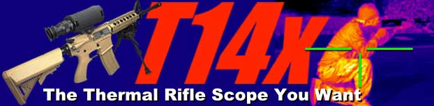 T14-X low cost thermal rifle scope scope for hog hunting banner