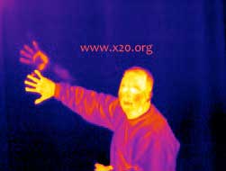 A thermal image 