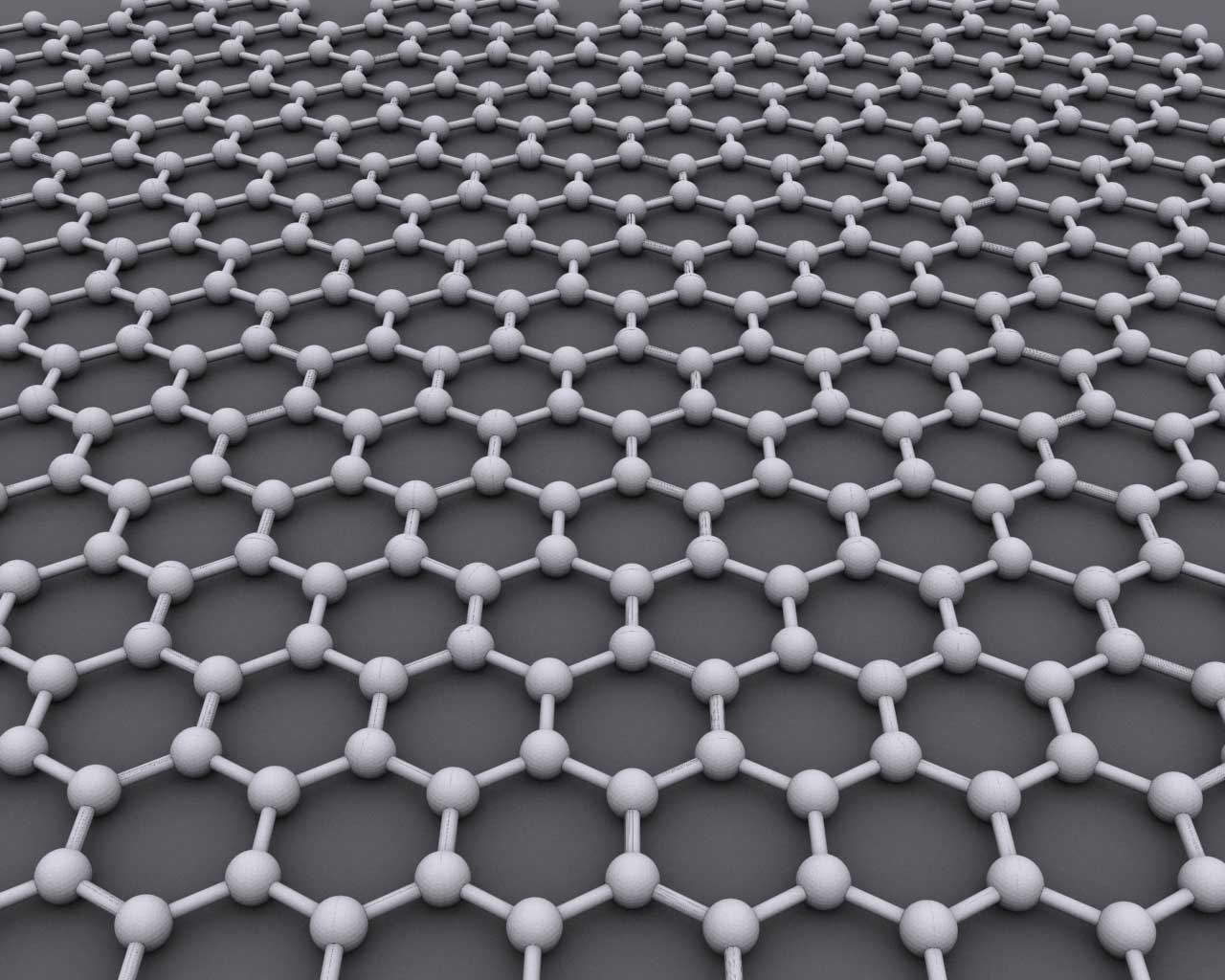 A rendering of graphene