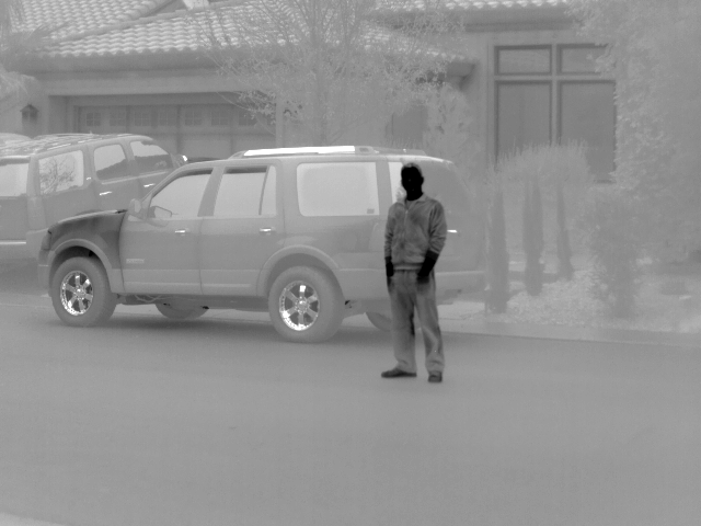 Thermal imaging security surveillance