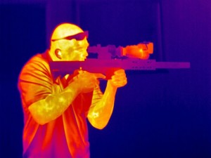 Thermal rifle flir scope