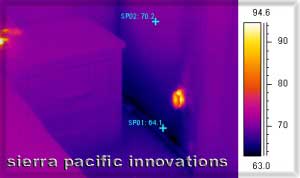 Handheld thermal imaging cameras for home inspections can pinpoint overheated wiring or outlets