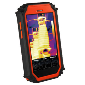 Therma-Pad Tablet Android mobile thermal camera has a 5.5" high resolution touch screen