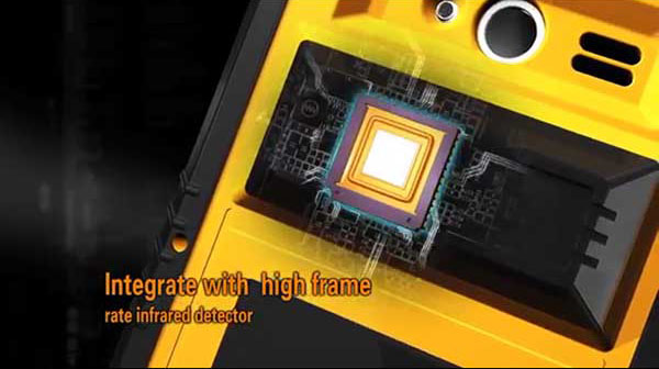Therma-Pad Tablet FLIR android mobile thermal camera has a high frame rate IR detector