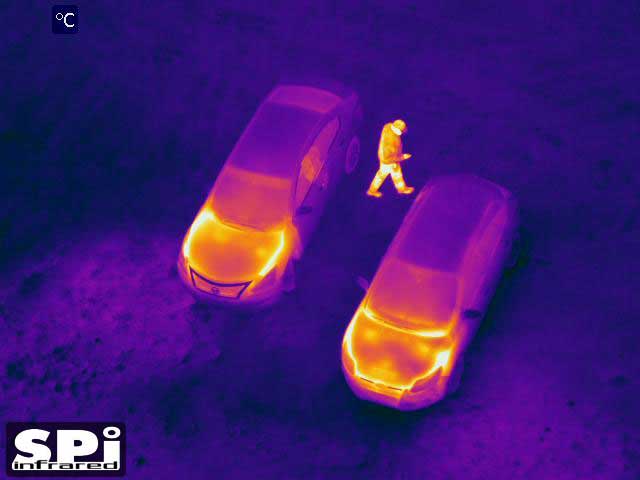 FLIR UAV image from the M1D security camera