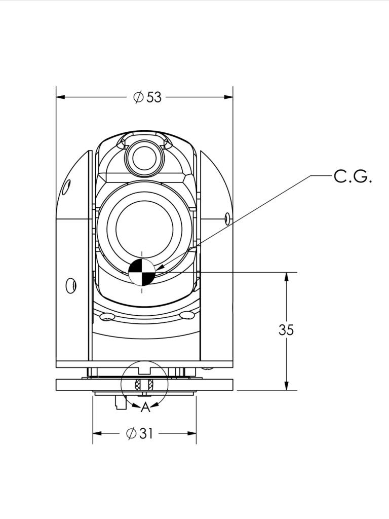 M2D UAS EO stabilized Gimbal