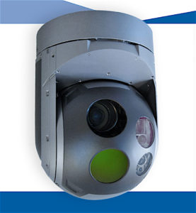 Global Falcon long range eoir flir thermal imaging zoom gyro stabilized air sea gimbal turret