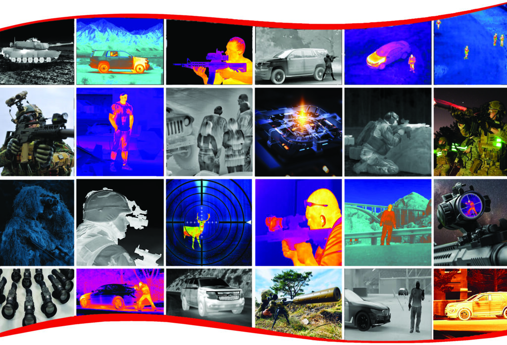 Long range thermal flir rifle scopes