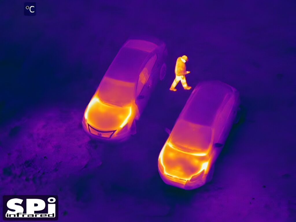 Drone thermal camera gimbal